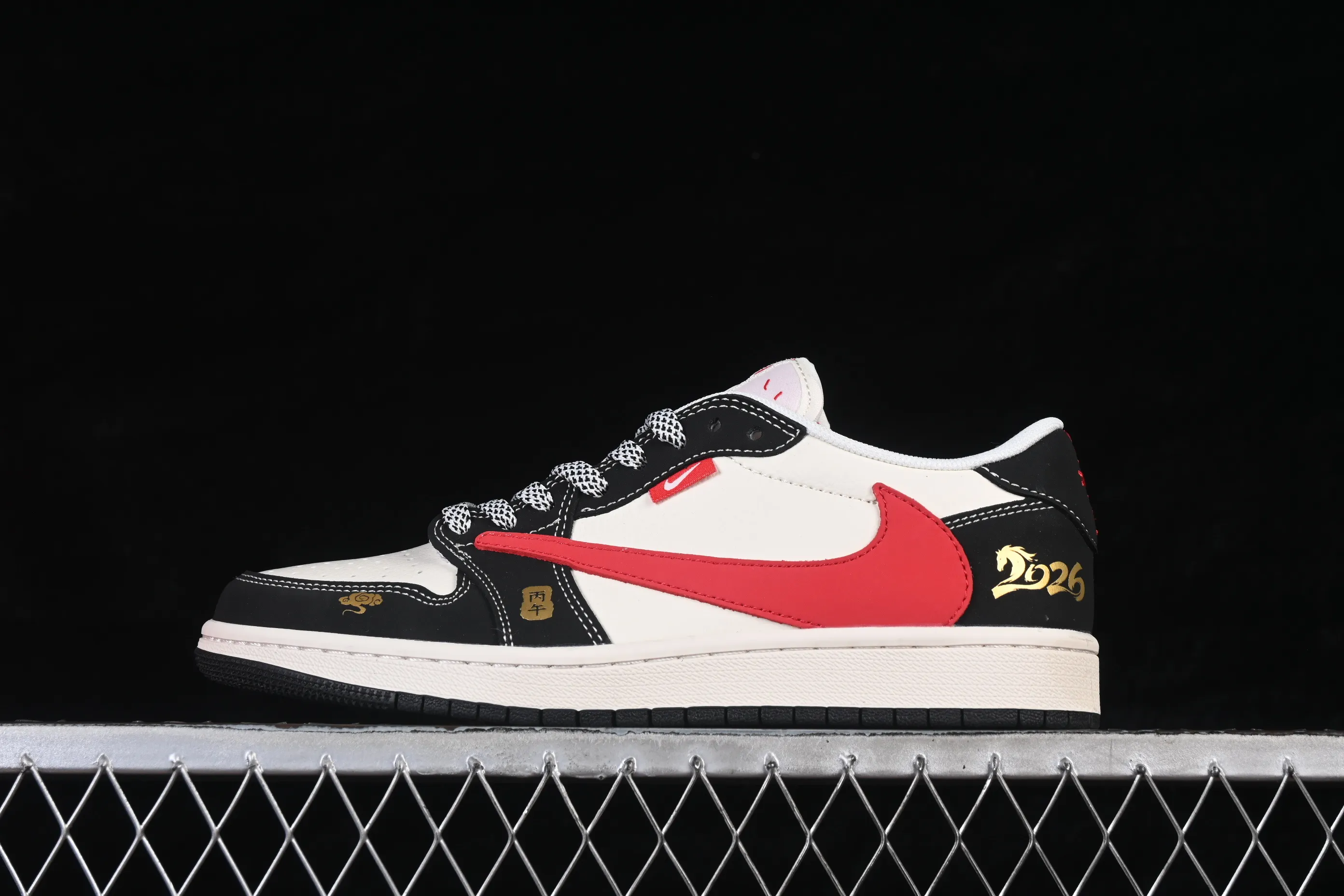 All categories Air Jordan Jordan series basketball shoes Air Jordan 1 Low High-end customized low-top sneakers Travis Scott x Fragment Design x Air Jordan 1 Low OG SP AJ1 Joe 1 Year of the Horse limited low-top cultural casual sneakers MZ9588-825